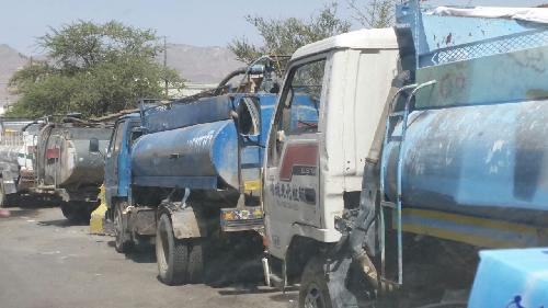 Water trucks prices have more than tripled.