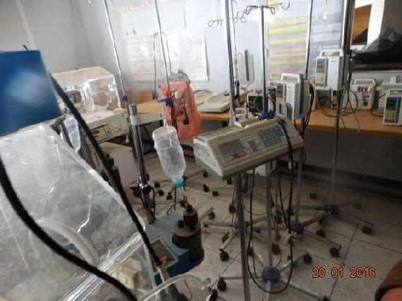 With medical devices and equipment stuffed in some rooms shows how useless are these equipment when there is no electricity! (Courtesy of facebook.com/EndTaizSiege)