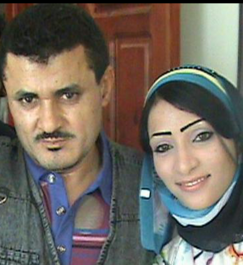 Al-Hakemi and his wife (screen capture)