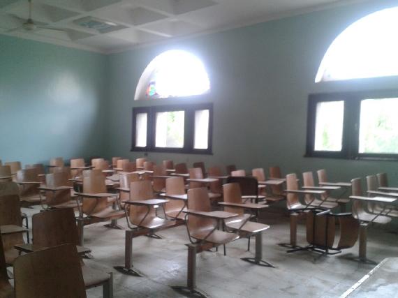 One of the classrooms in the University